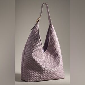 Brand New THE LOVE KNOT SLOUCHY BAG: WOVEN BUCKLE EDITION